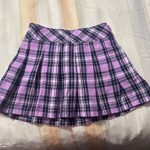 Garanimals Pink and Black Plaid Mini Skirt